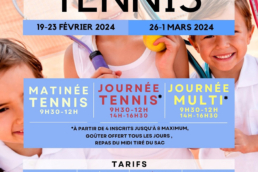 FCL Tennis : stage Février 2024